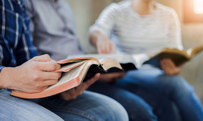Study the Bible with Trinity Church every Sunday before our Worship service.