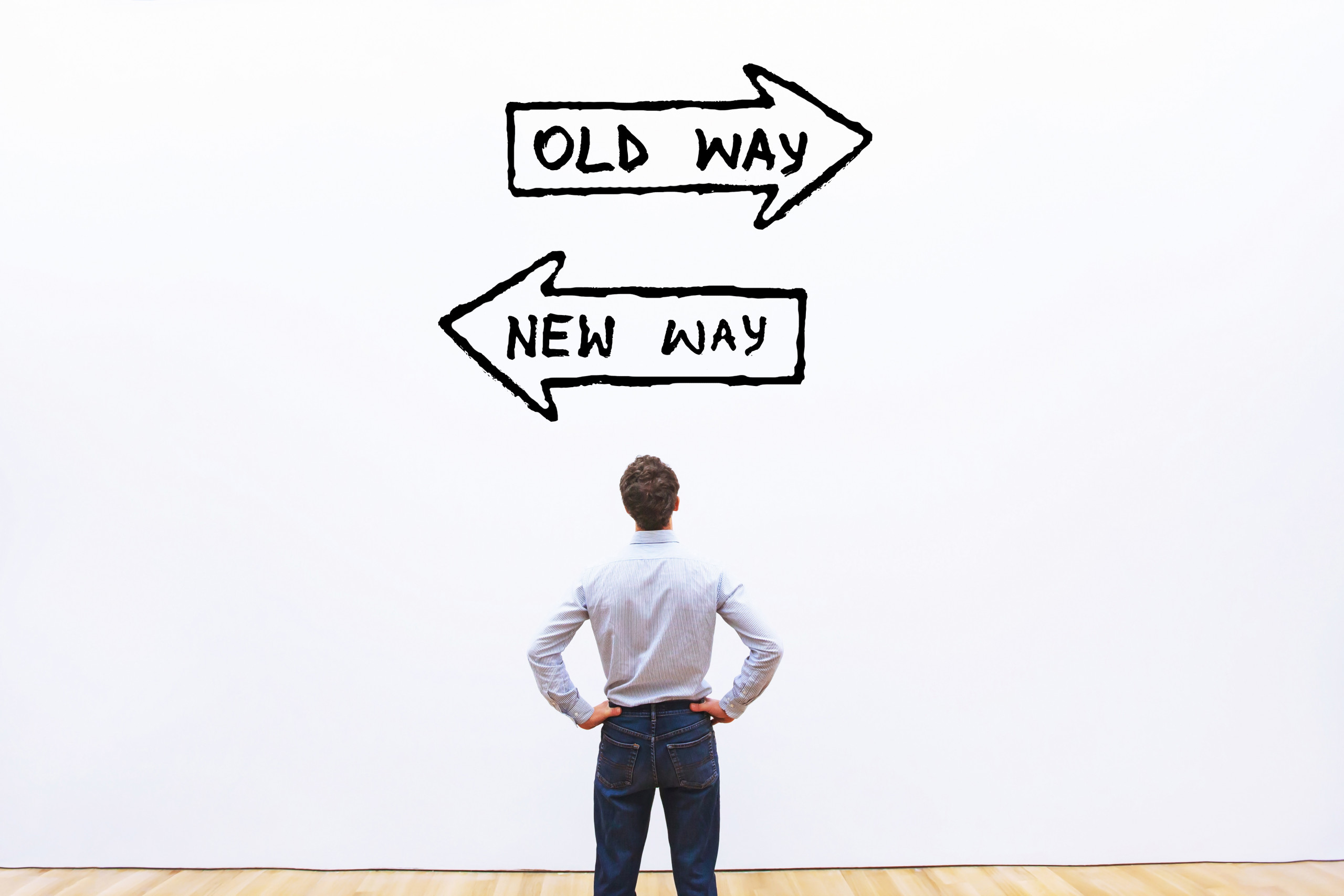 old way instead of change